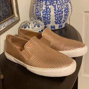 Rose gold Michael Kors loafers